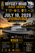 Odyssey Braid Bass Series – Qualifier #1 July 18, 2026