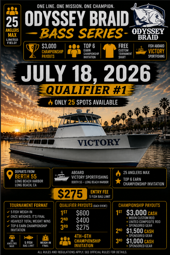 Odyssey Braid Bass Series – Qualifier #1 July 18, 2026